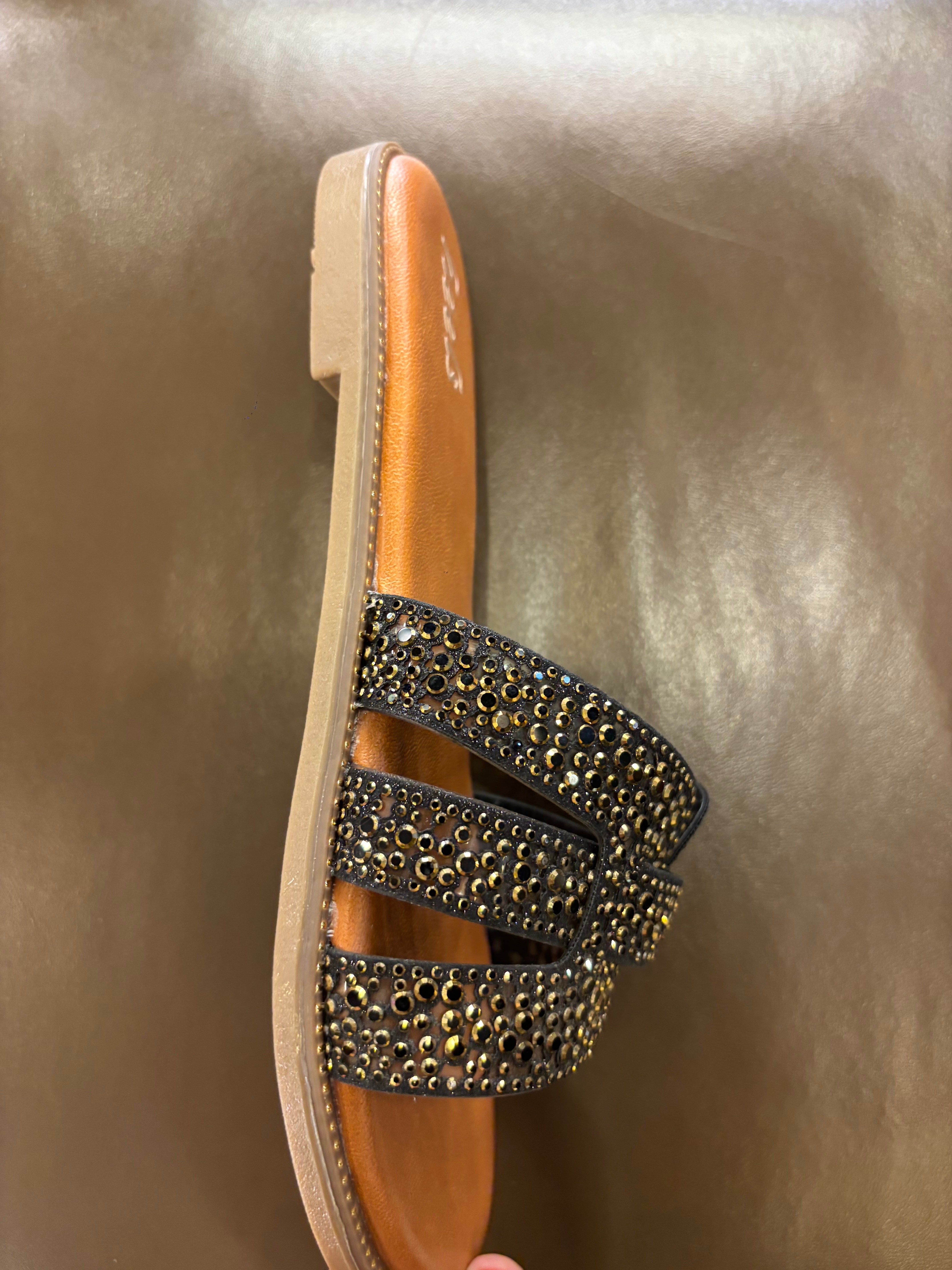 Frosta Bling Cushioned Sliders