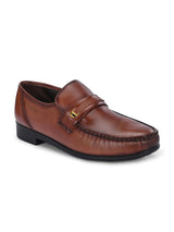 Richard Tan Leather Formal Cushion Loafers