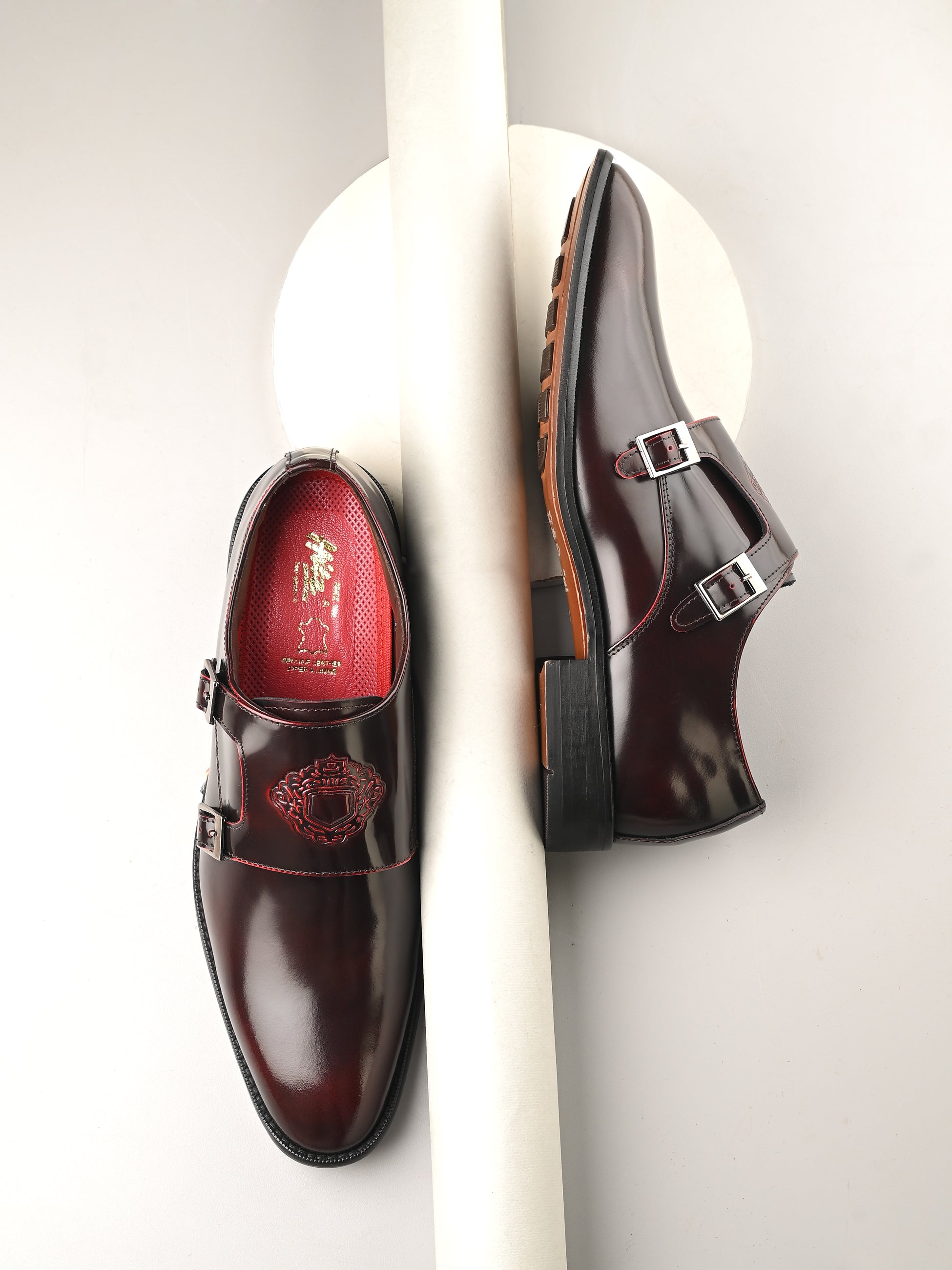 Astor Leather Monk Straps