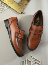 Richard Tan Leather Formal Cushion Loafers