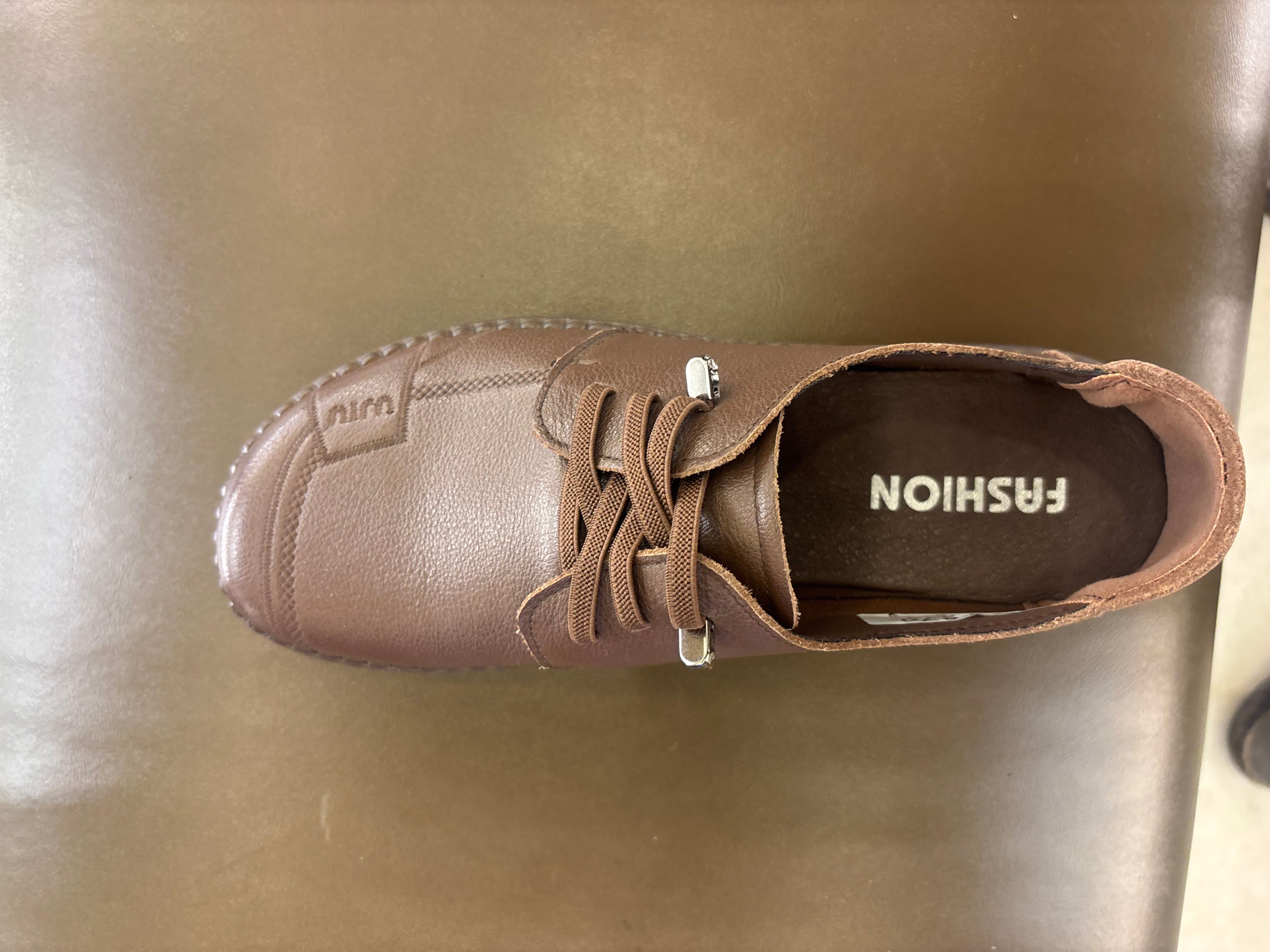 Bianca Premium Leather Comfort Derby Lace Loafers