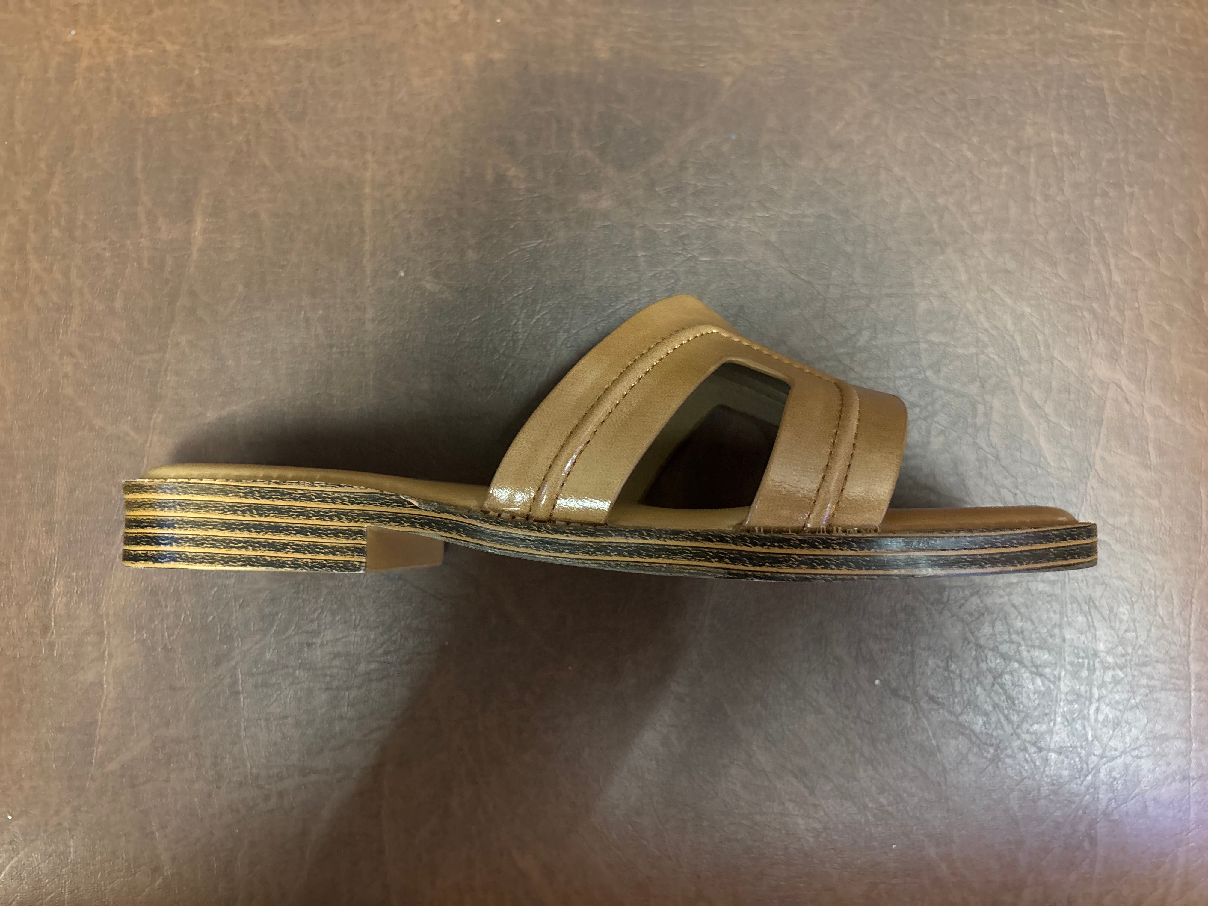 Nysa Cushioned Mid Heel Sliders