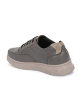 Zero Gravity 2.0 Mateo Grey Leather Lace-up Sneakers