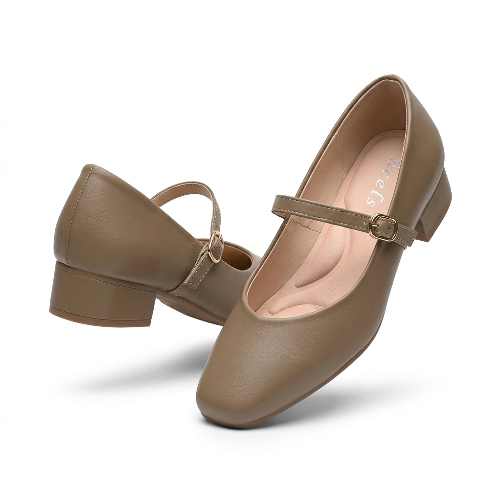 Miley Block Heel Mary Janes