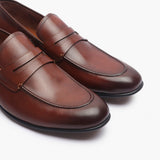 Kenny Premium Leather Penny Loafers