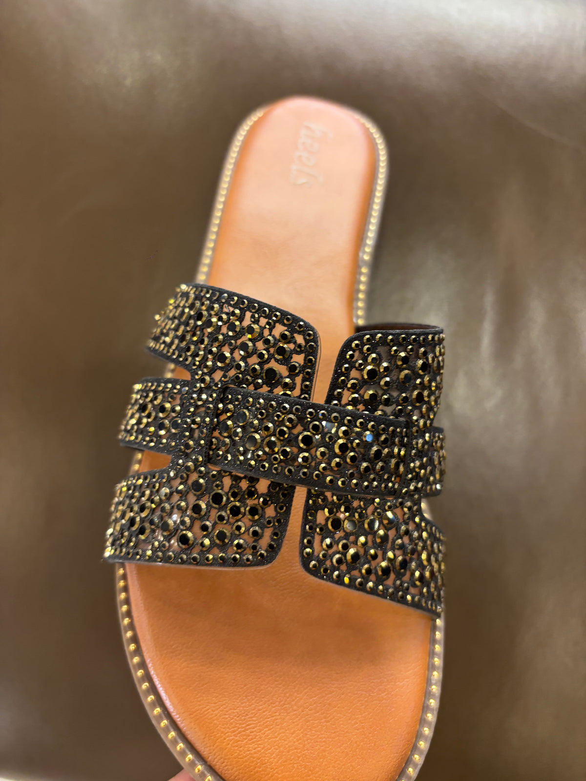 Frosta Bling Cushioned Sliders