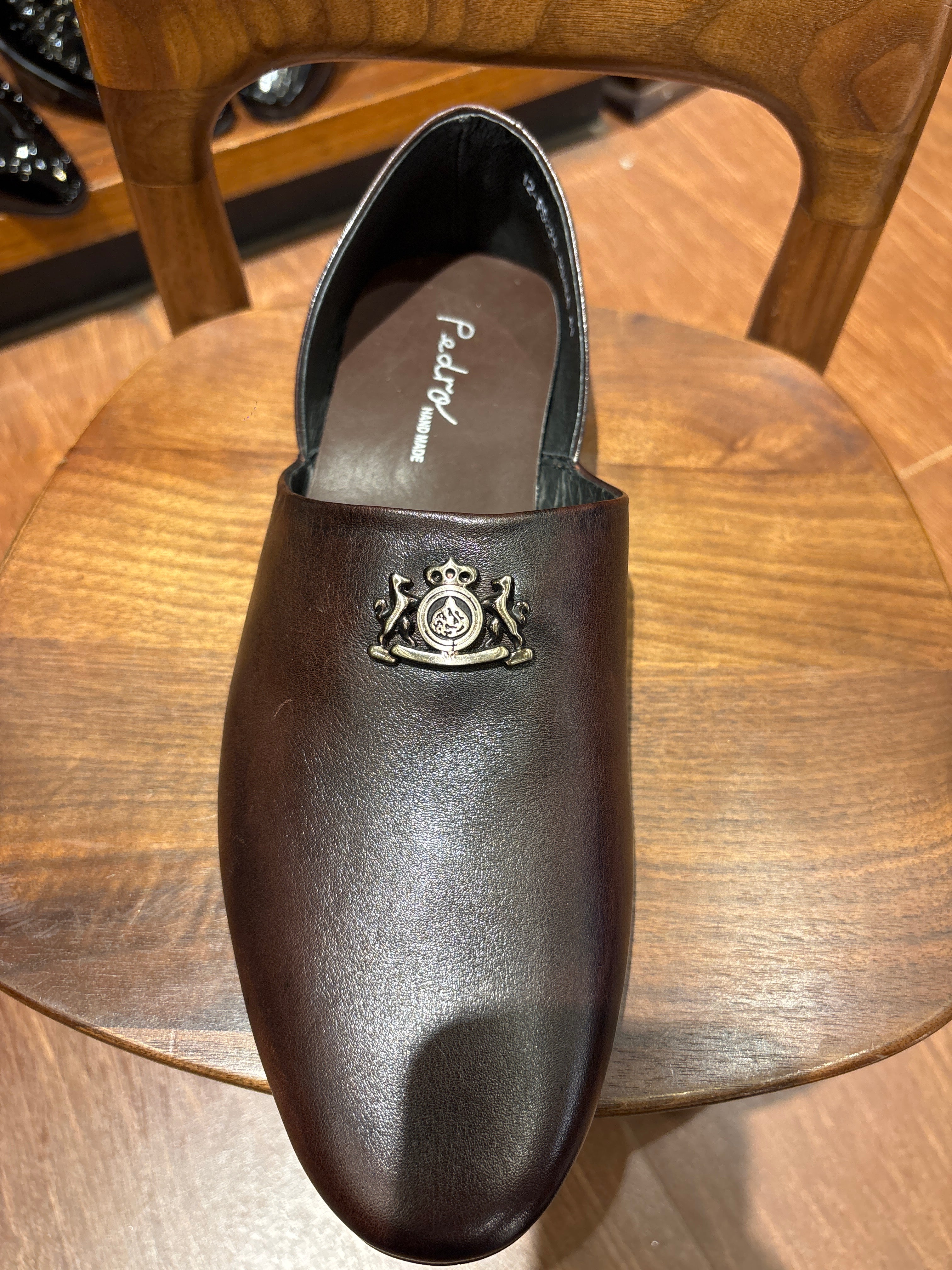 Chester Premium Leather Ethnic Slip-ons - The Heels India