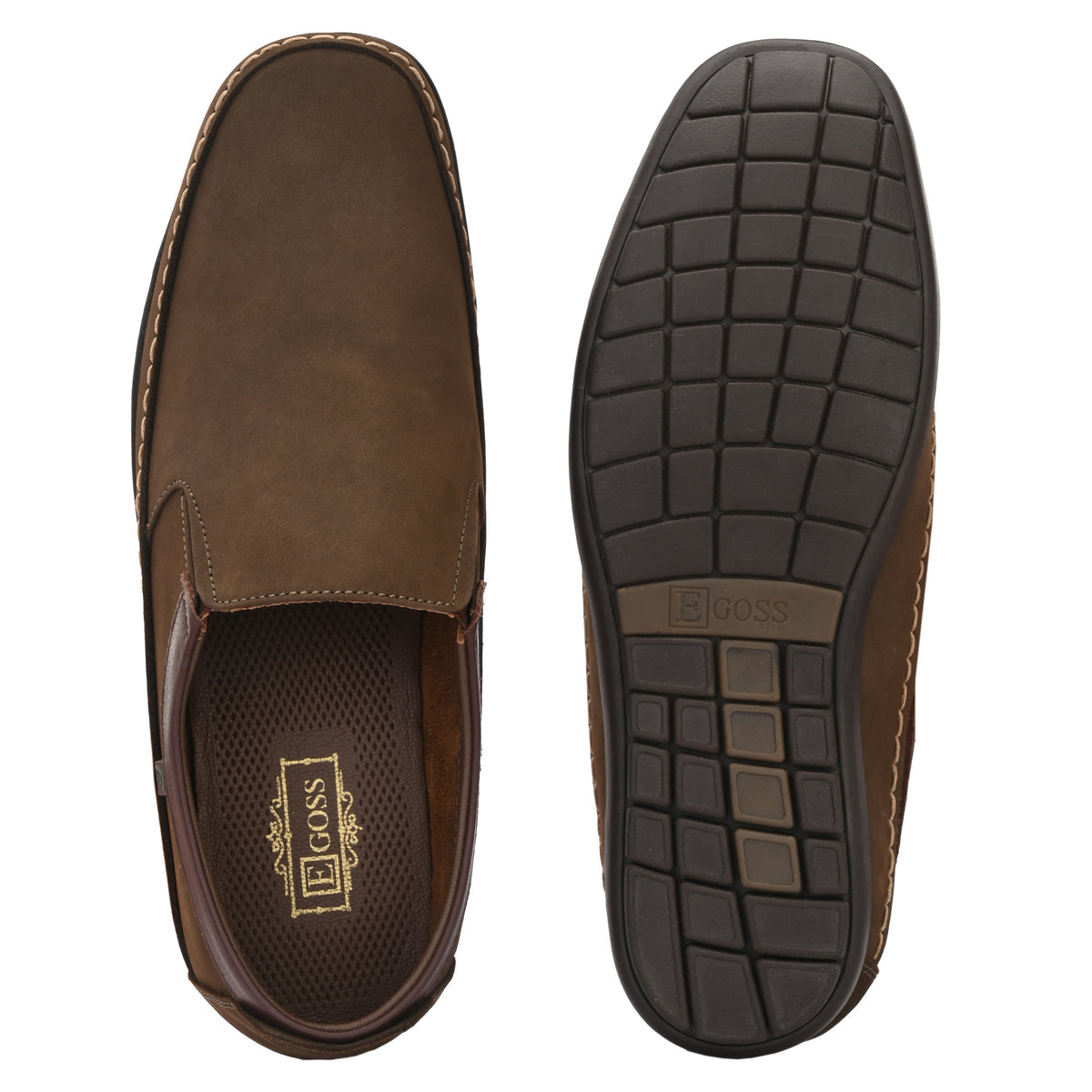 Sienna Leather Casual Slip-On Shoes - The Heels India