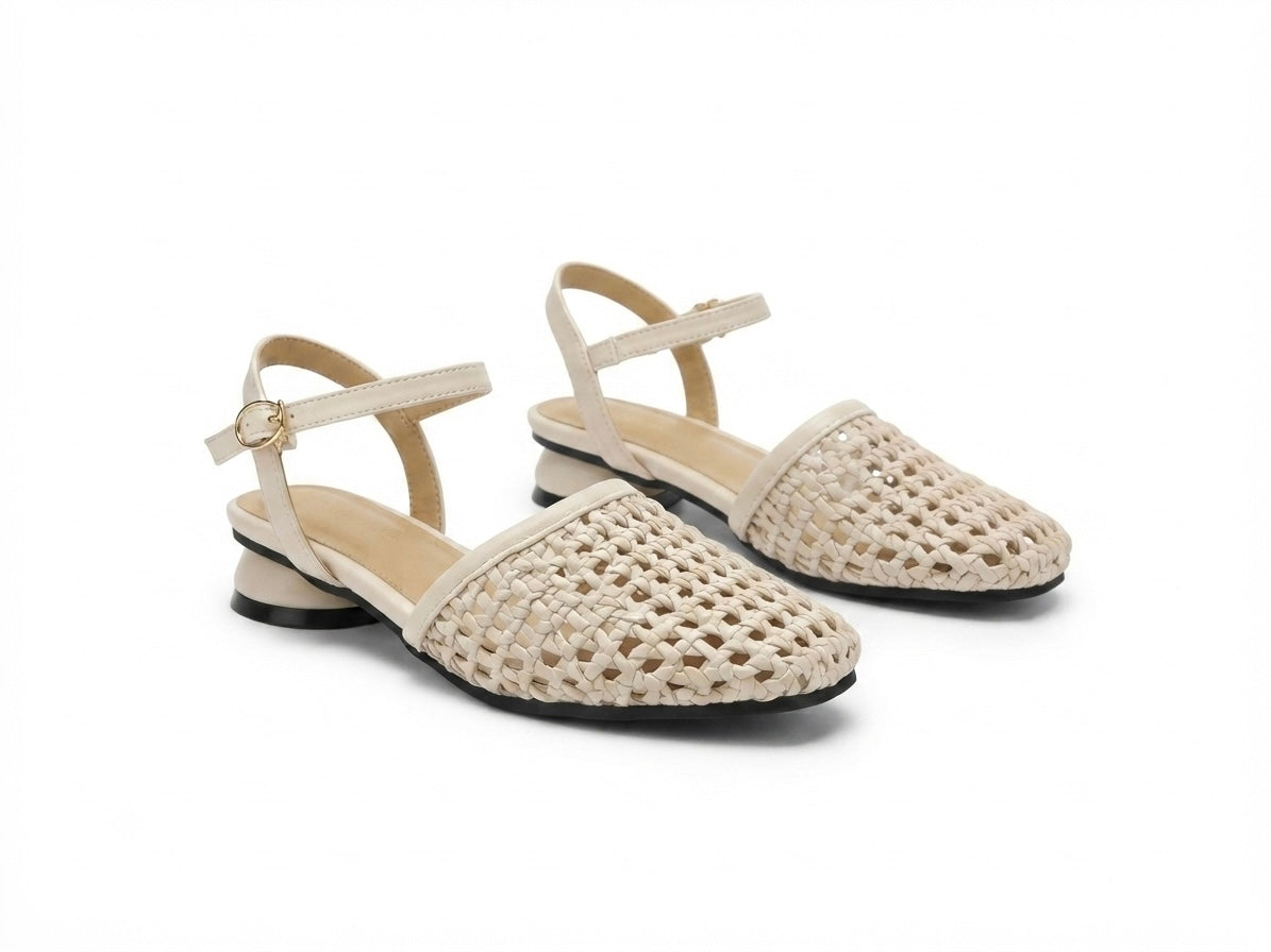 Luna Premium Mesh Mary Jane Ballerinas