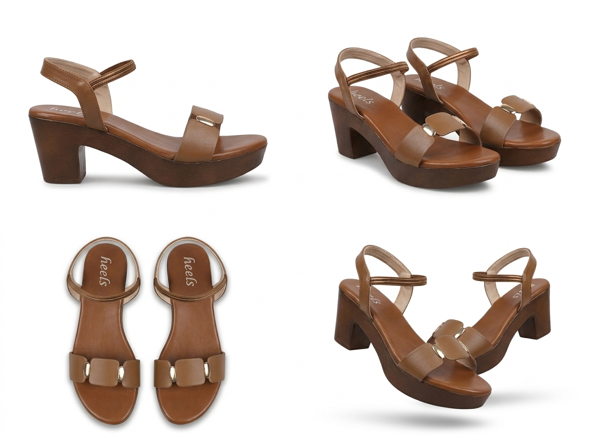 Carmen 2.0 Platform Peep Toe Block Heel Sandals