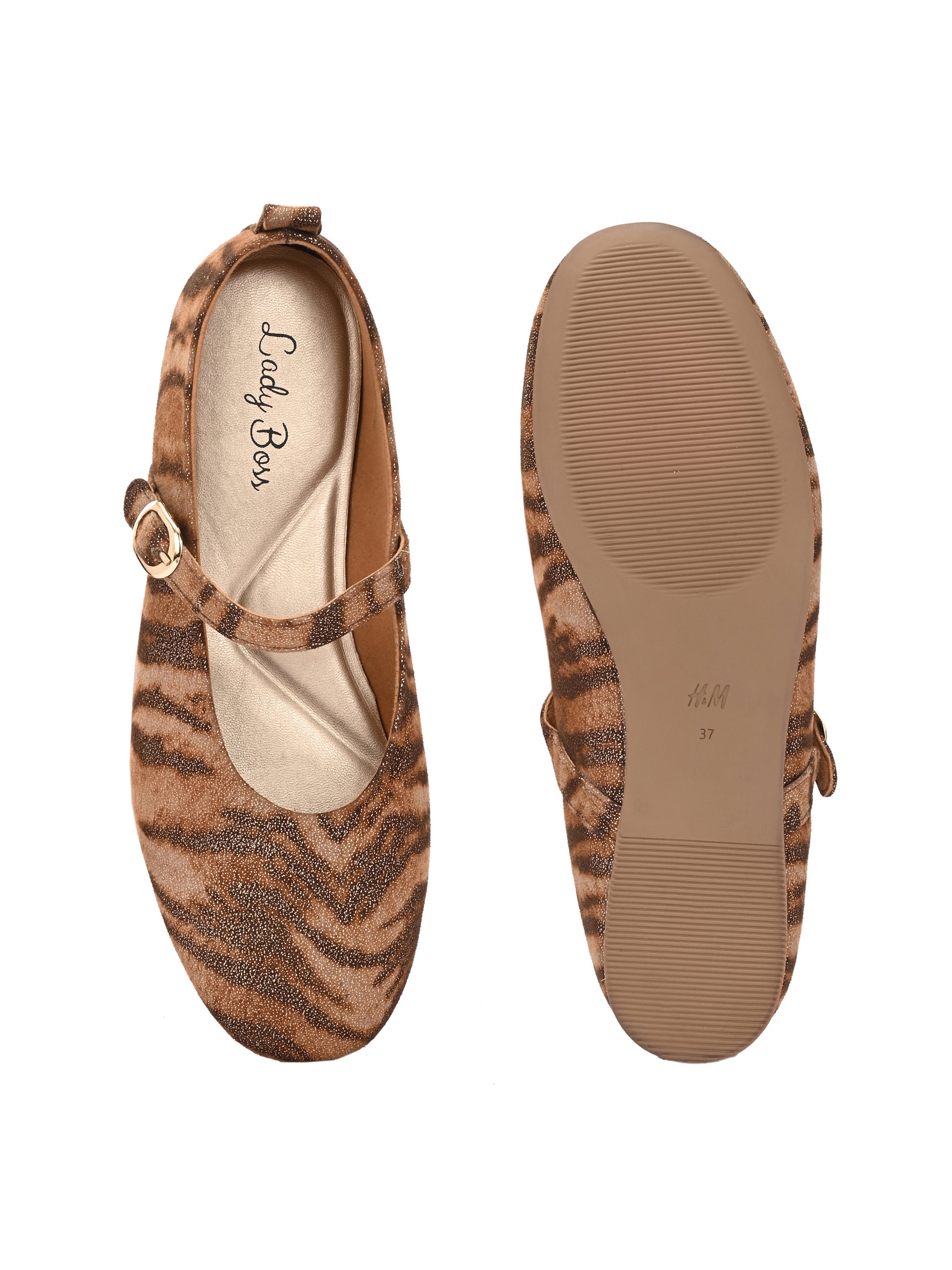 Monterose Leather Flat Mary Janes - The Heels India