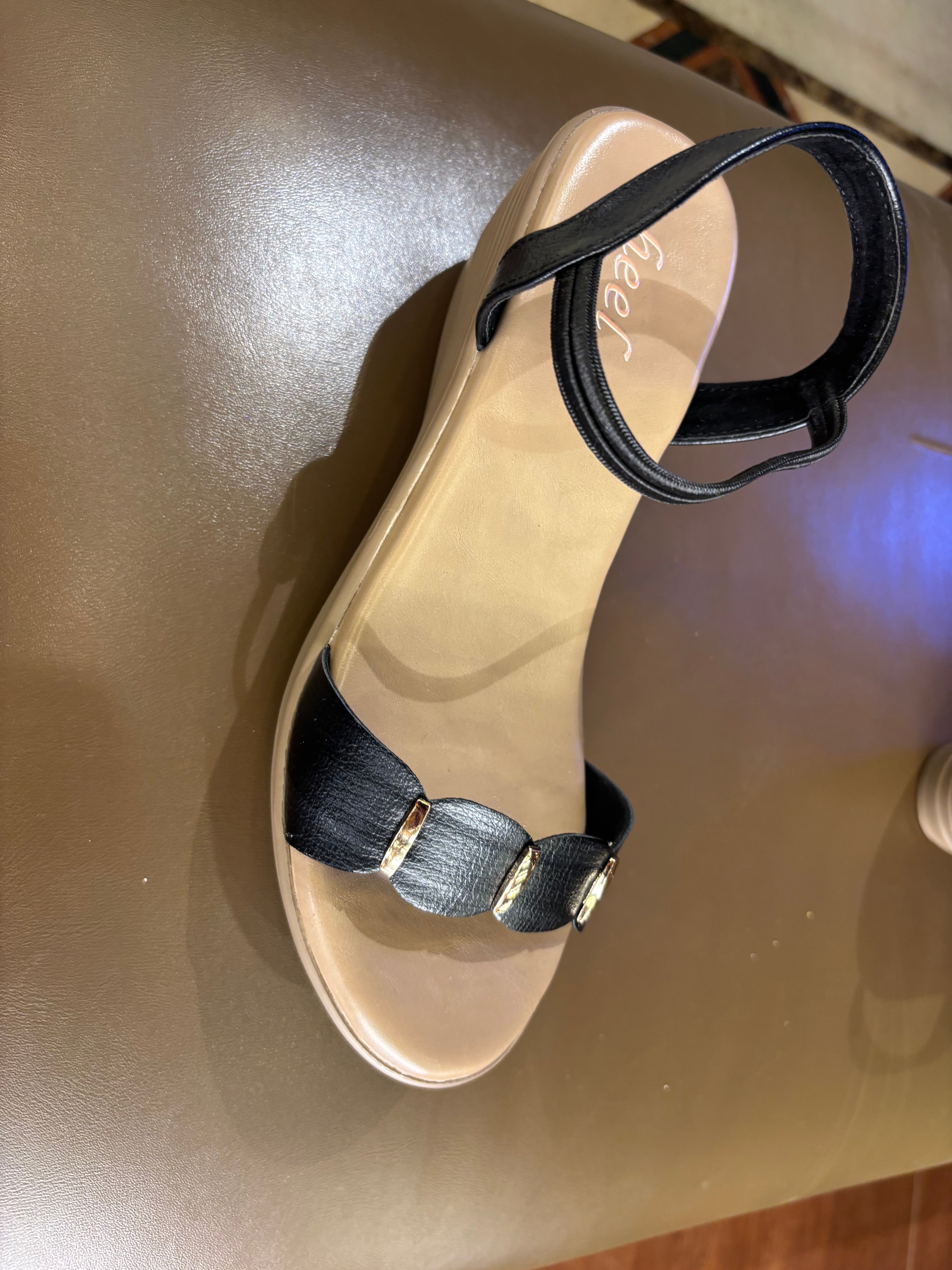 Addison Elastic Wedge Heel Comfort Sandals