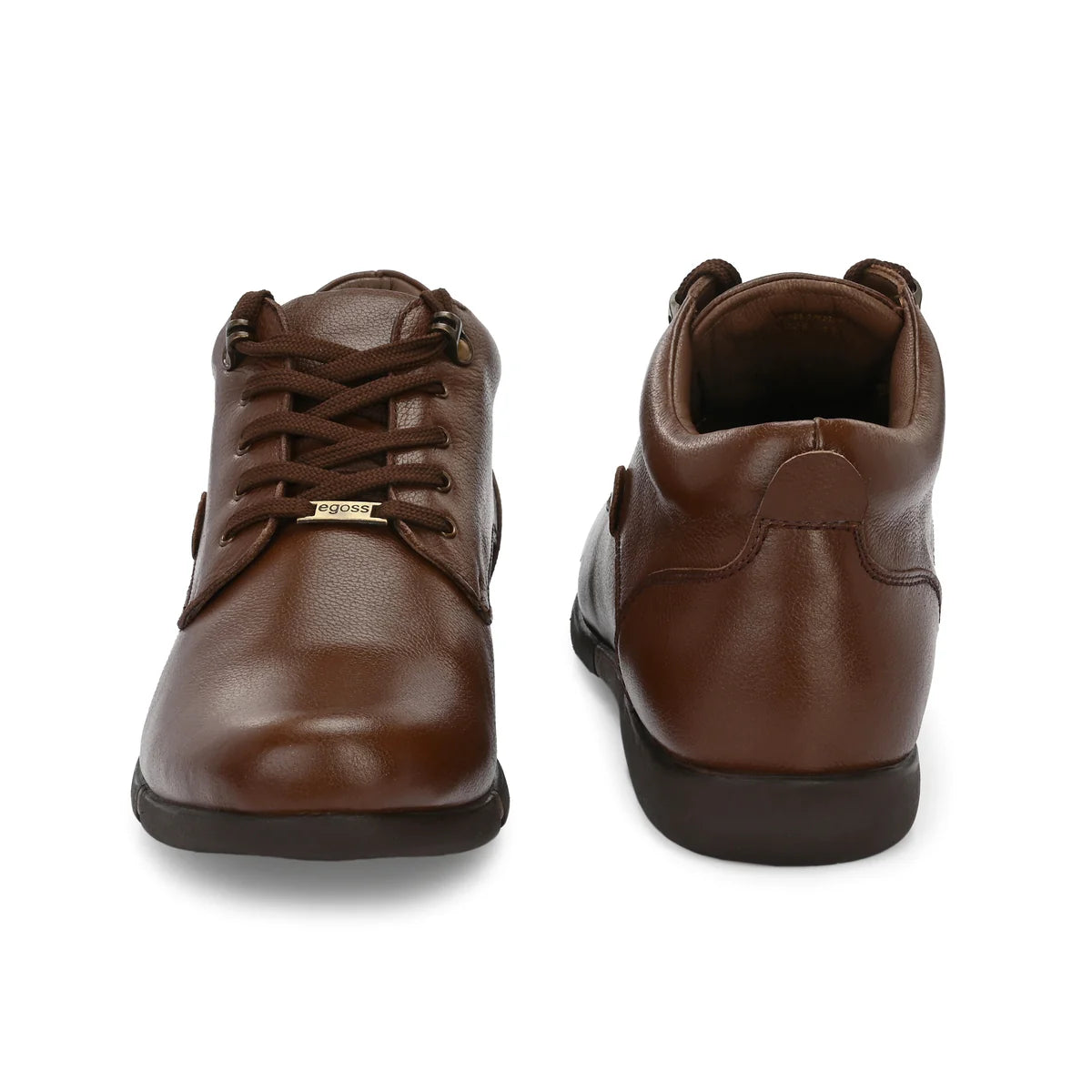 Leonard Leather Rugged Ankle Lace Boots