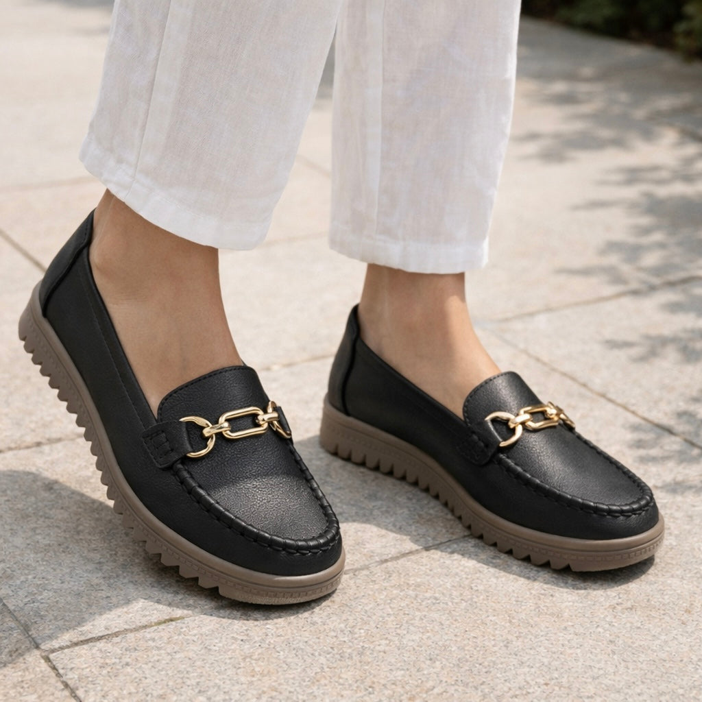 Elise Comfort Cushioned Flexi Loafers