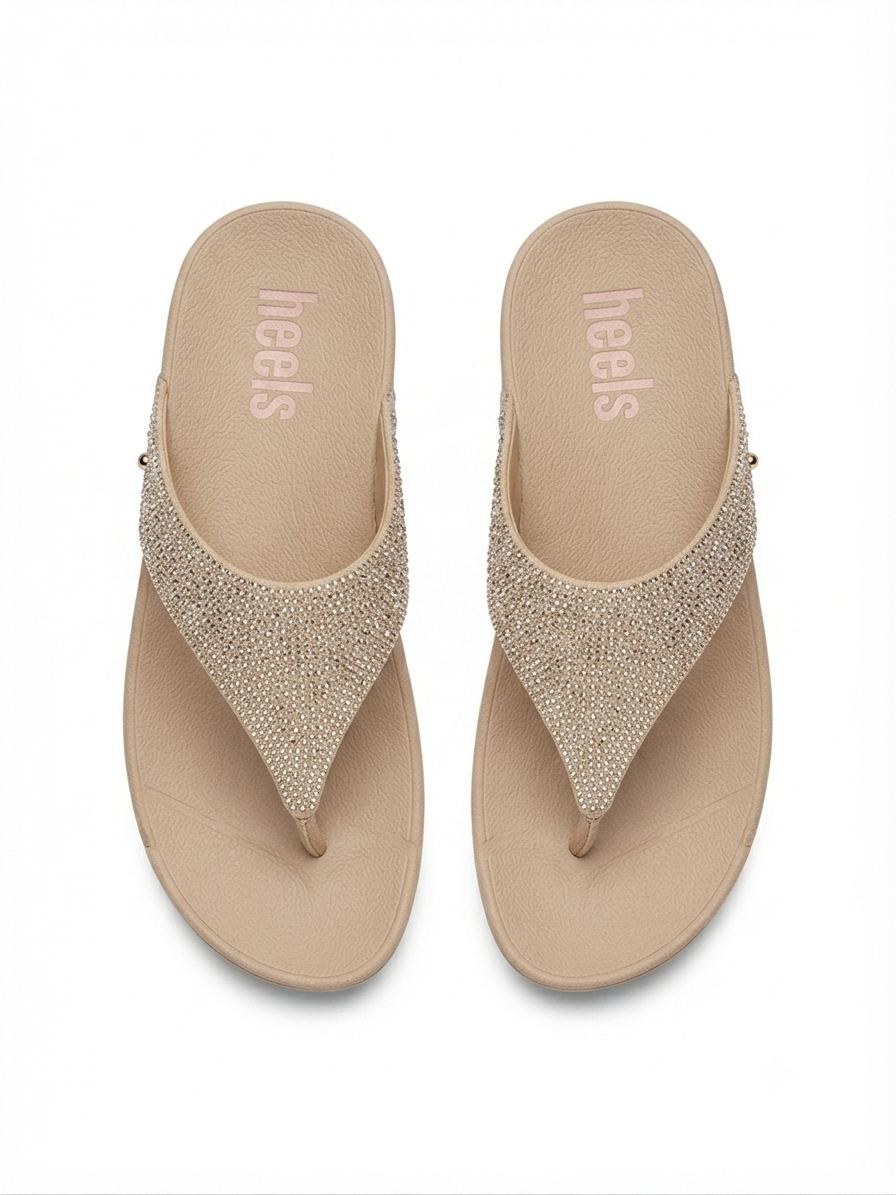 Gemma Bling Comfort Lite Flit Flop Slippers