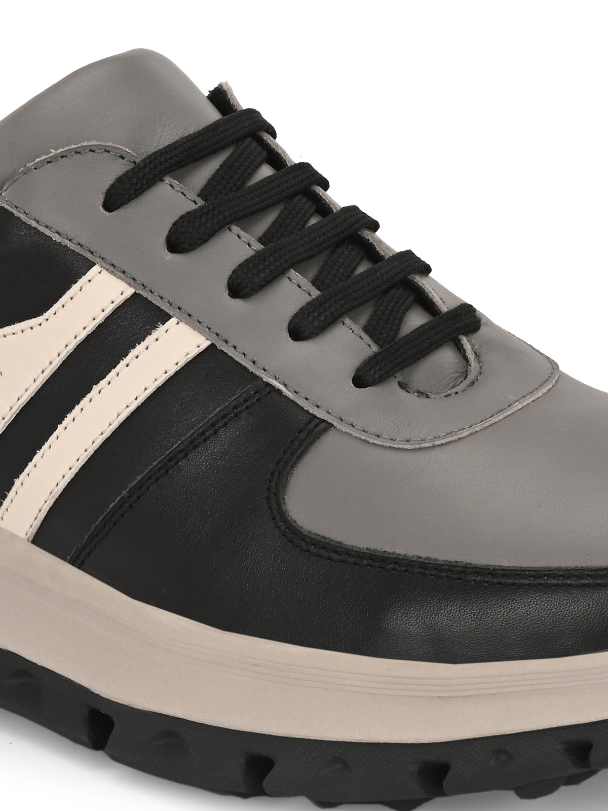 DRIFT Premium Leather Lace-Up Sneakers