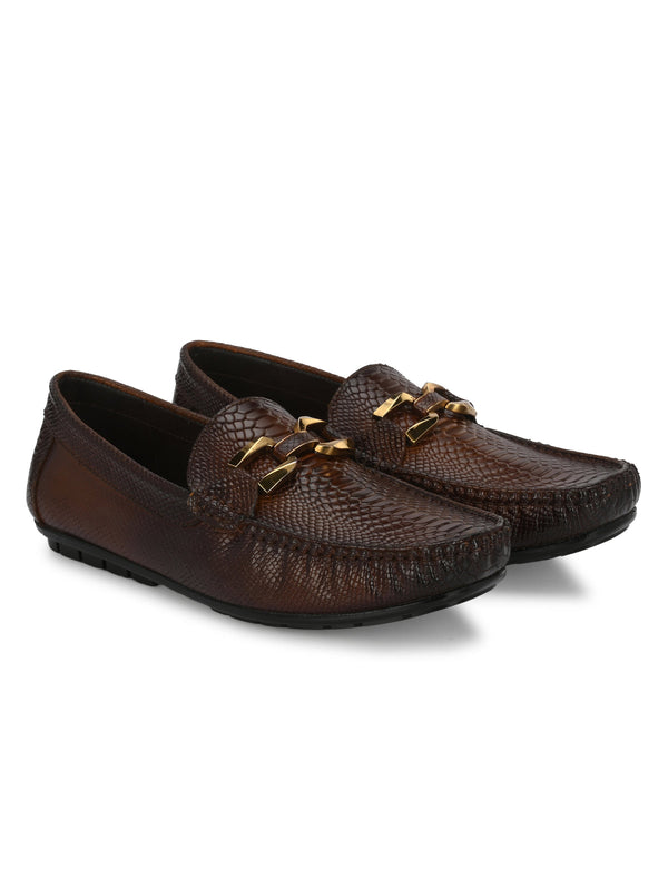 Hertz Brown Leather Loafers