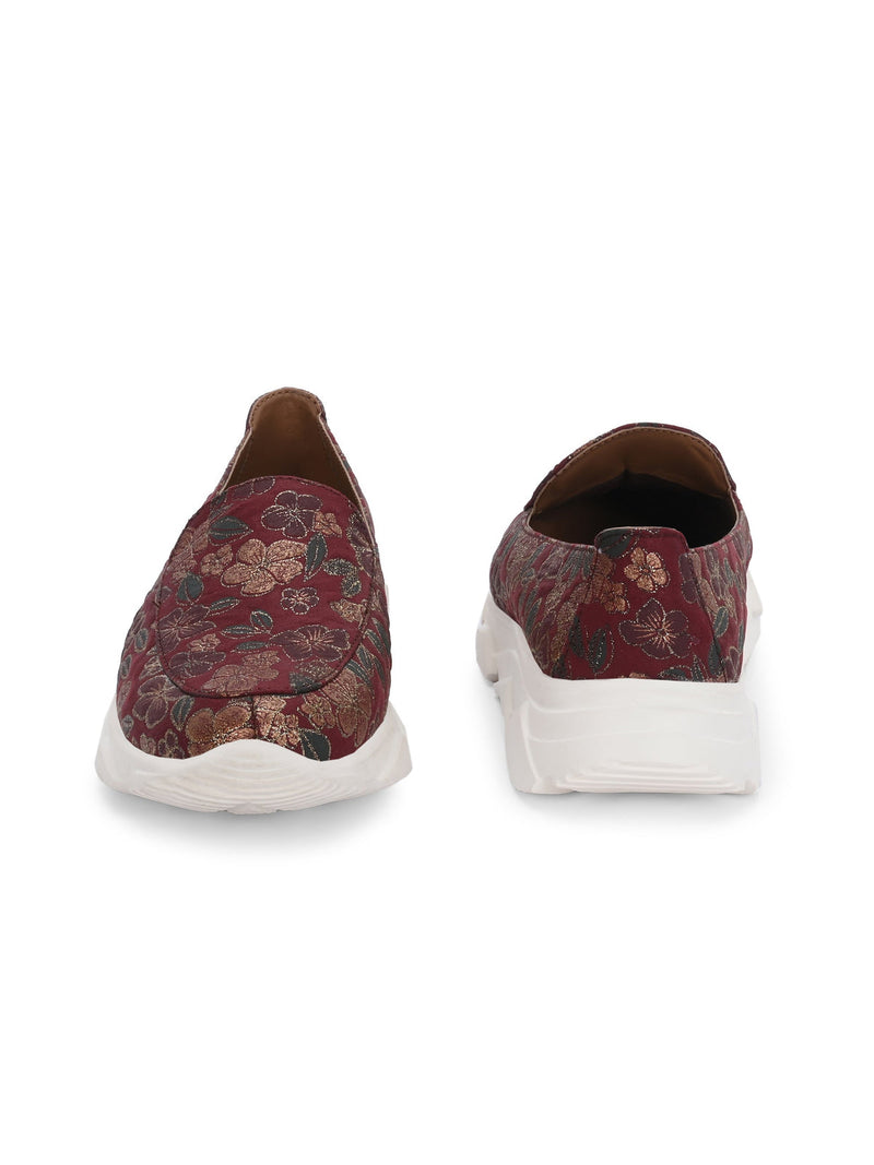 Cotton Cherry Ethnic Sneakers