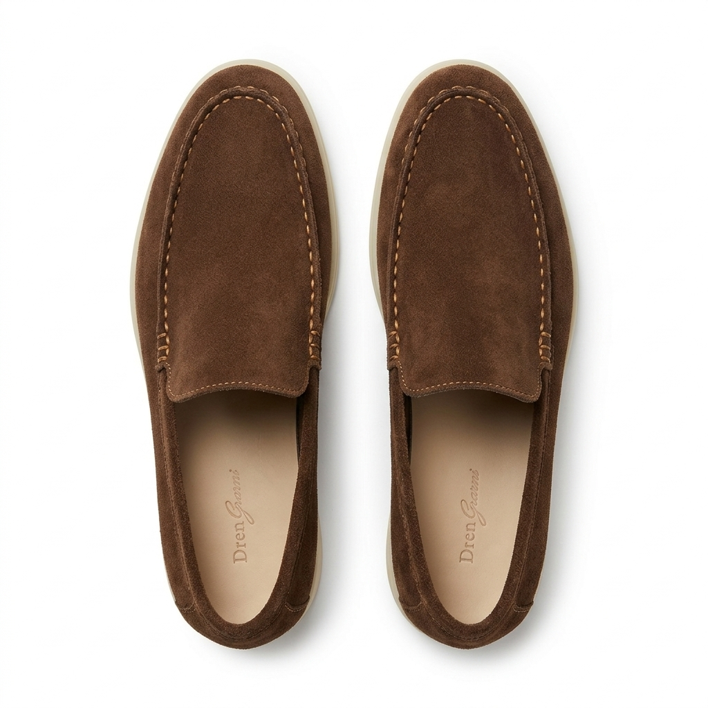 Alonso Premium Suede Leather Slip-On Loafers