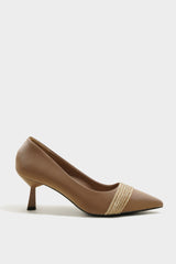 Sofia Khaki Kitten Heels