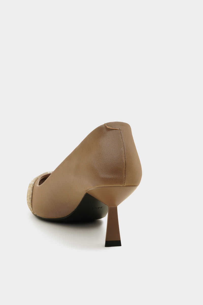 Sofia Khaki Kitten Heels