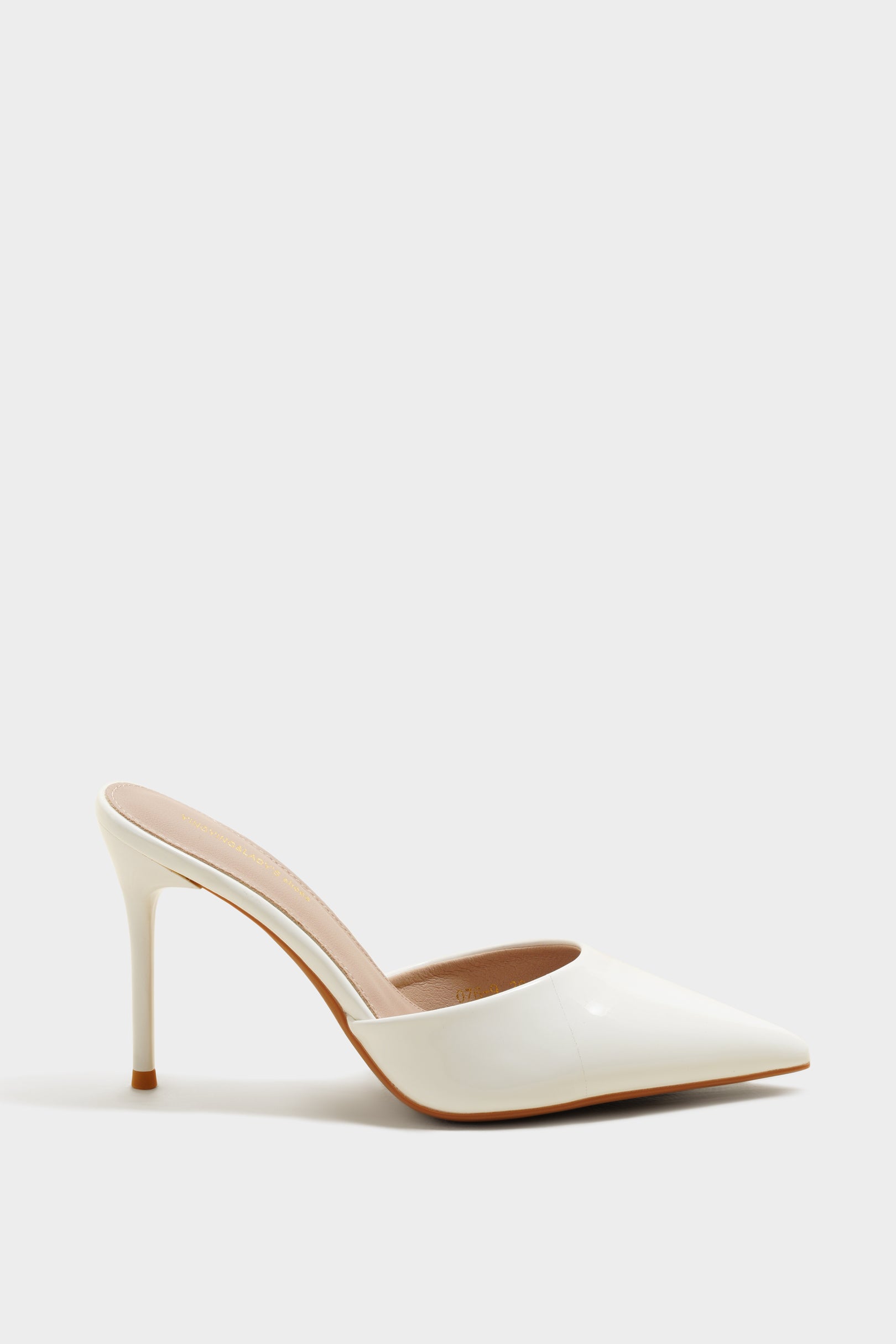 Sophia white pencil heels - The Heels India