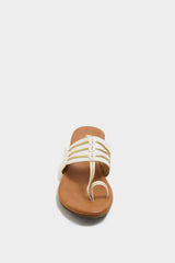 Alice White Cushion Kohlapuris - The Heels India