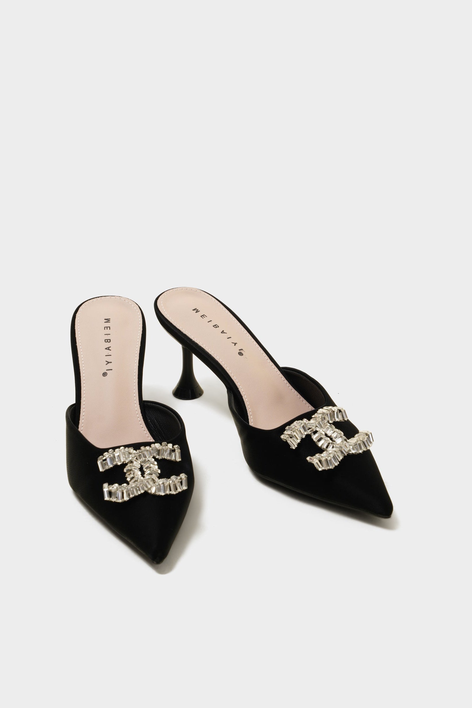 Mary Black Kitten Heels - The Heels India