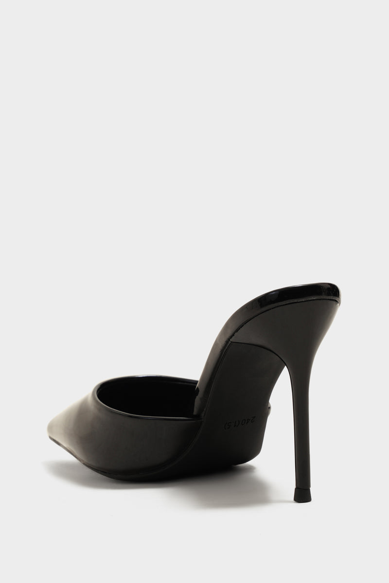 Olivia Black Pencil Heels - The Heels India