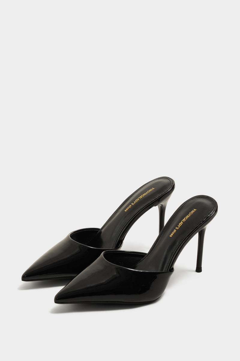 Olivia Black Pencil Heels - The Heels India