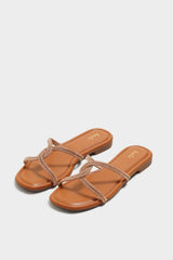Savoy Sultan Bling Sliders - The Heels India