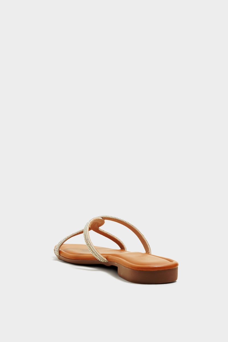 Ivy Rainbow Bling Sliders - The Heels India