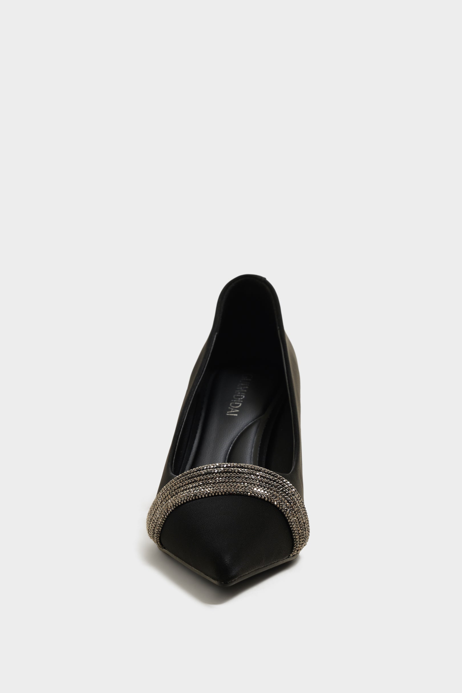 Hannah Black Kitten Heels - The Heels India