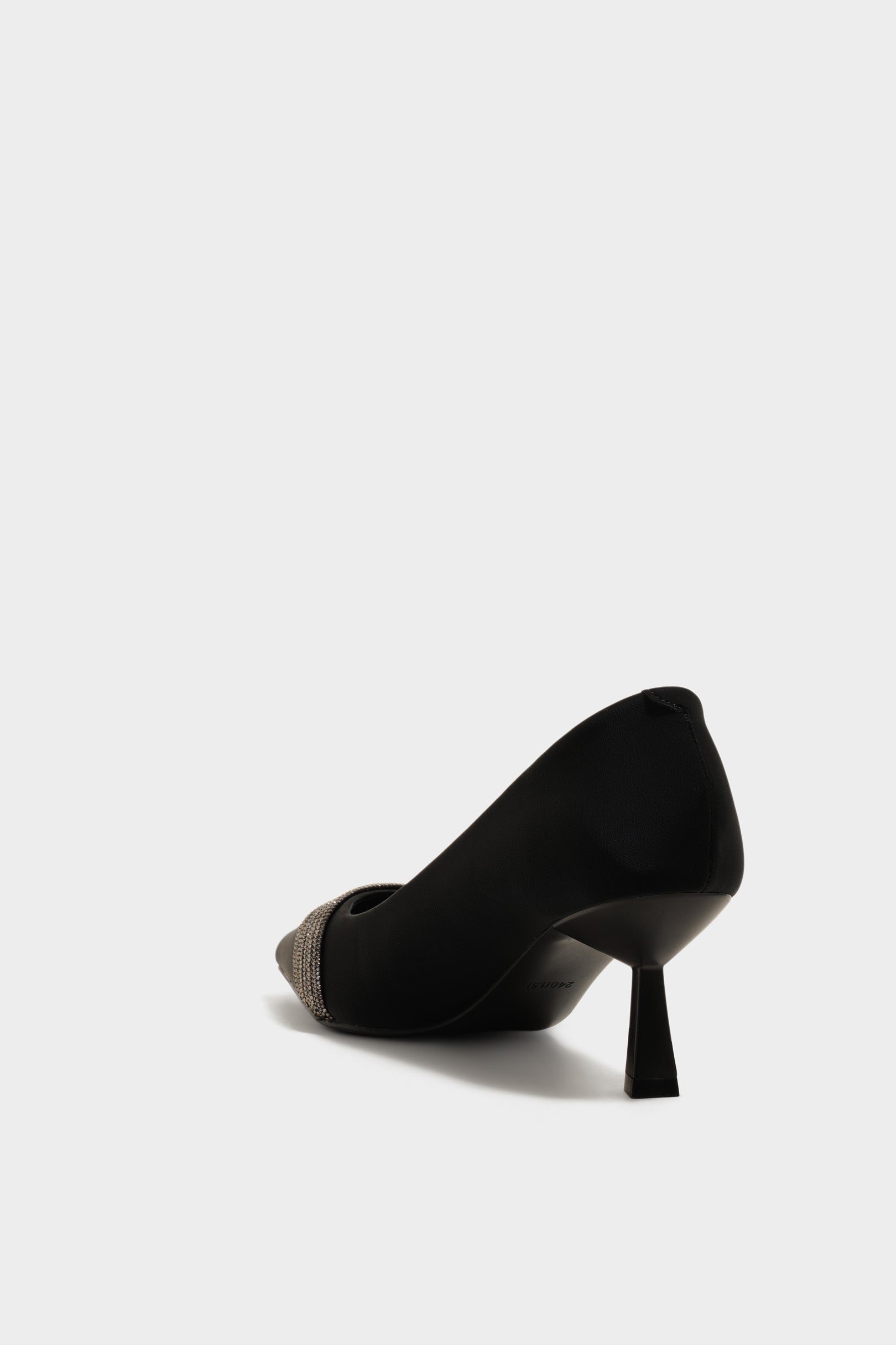 Hannah Black Kitten Heels - The Heels India