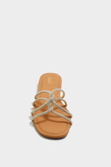 Avery Rainbow Bling Sliders - The Heels India