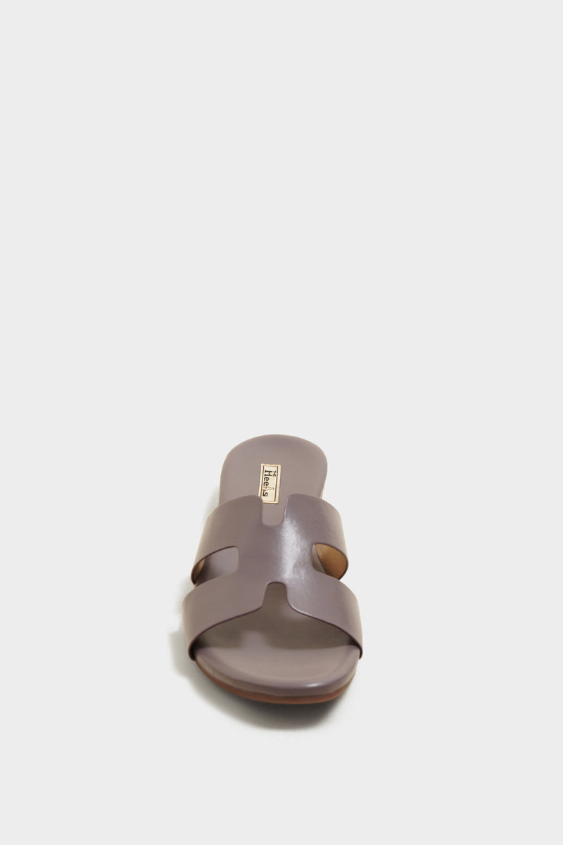 Emma Grey Cushion Sliders - The Heels India