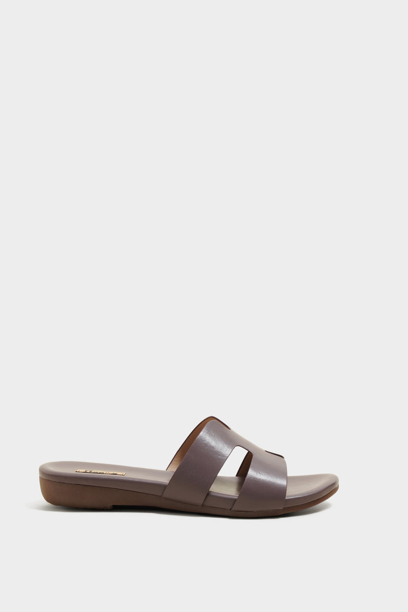 Emma Grey Cushion Sliders - The Heels India