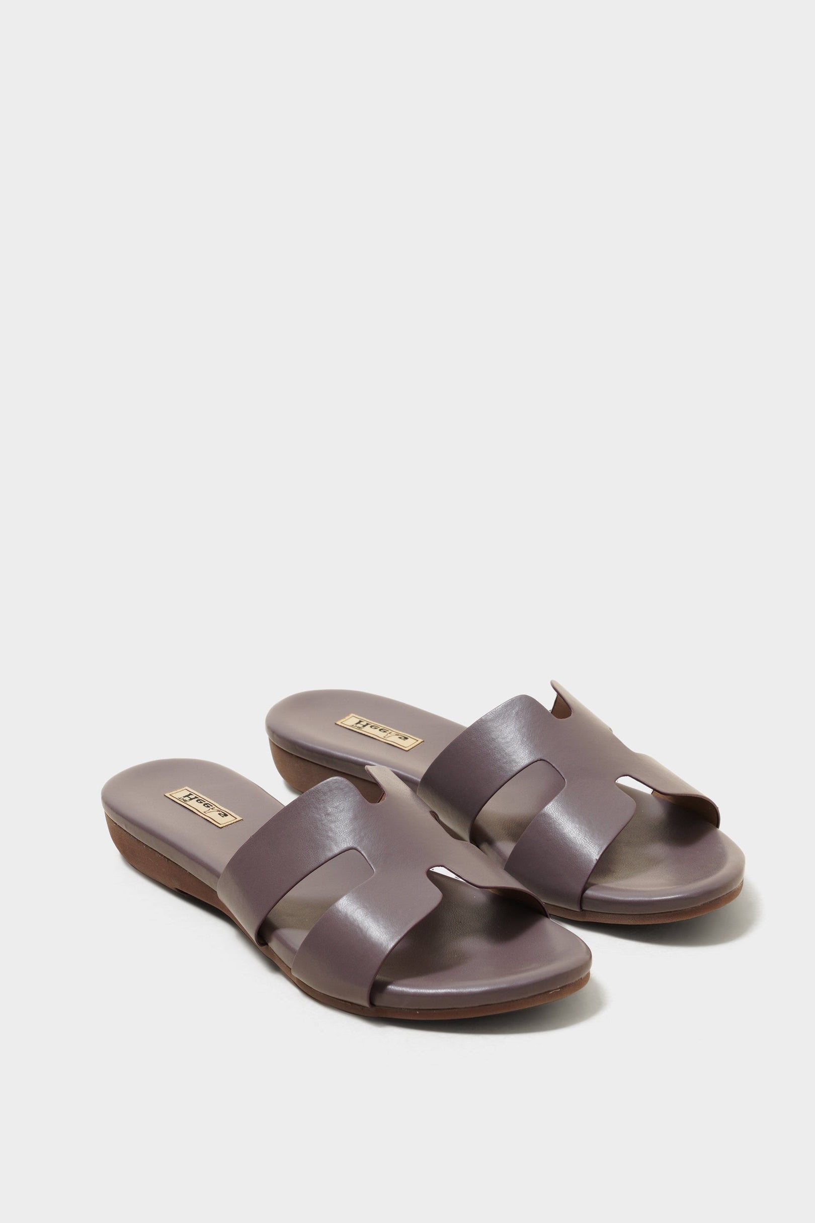 Emma Grey Cushion Sliders - The Heels India