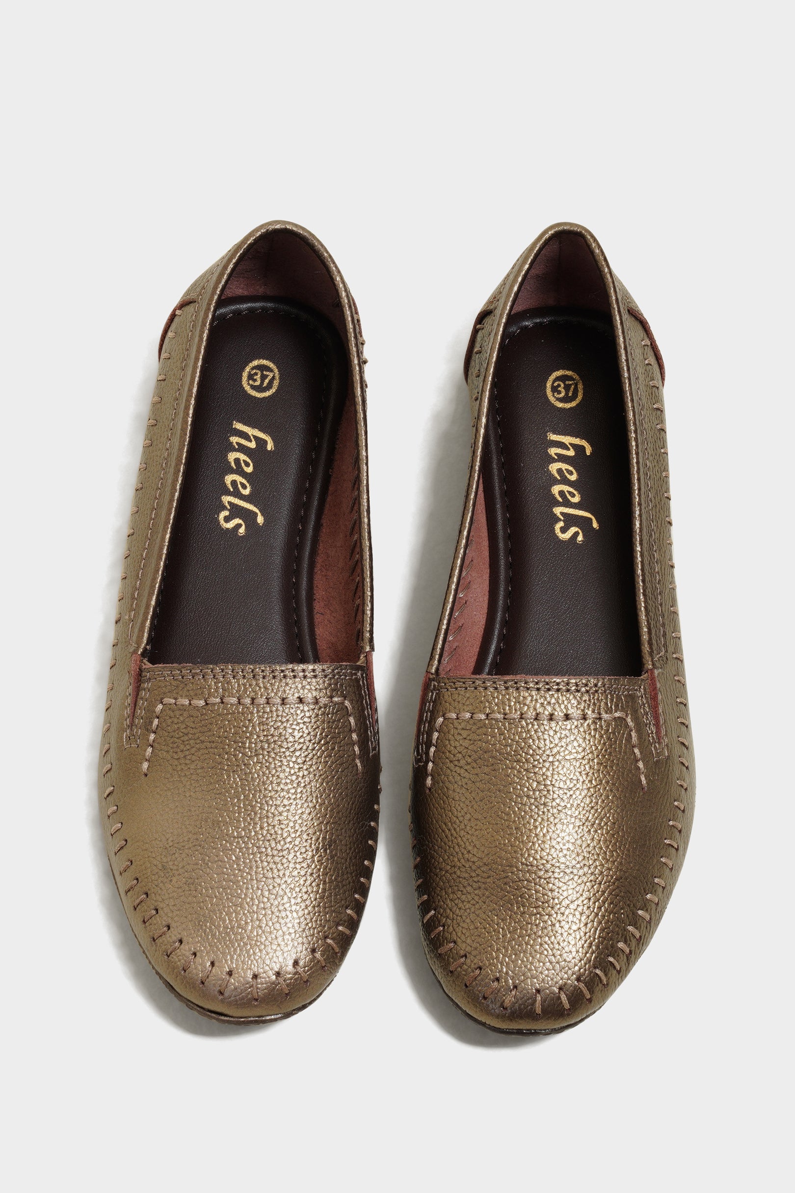 Liam bronze loafers - The Heels India