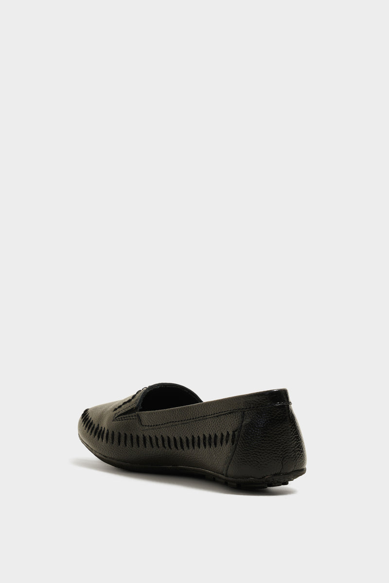 Noah black loafers - The Heels India