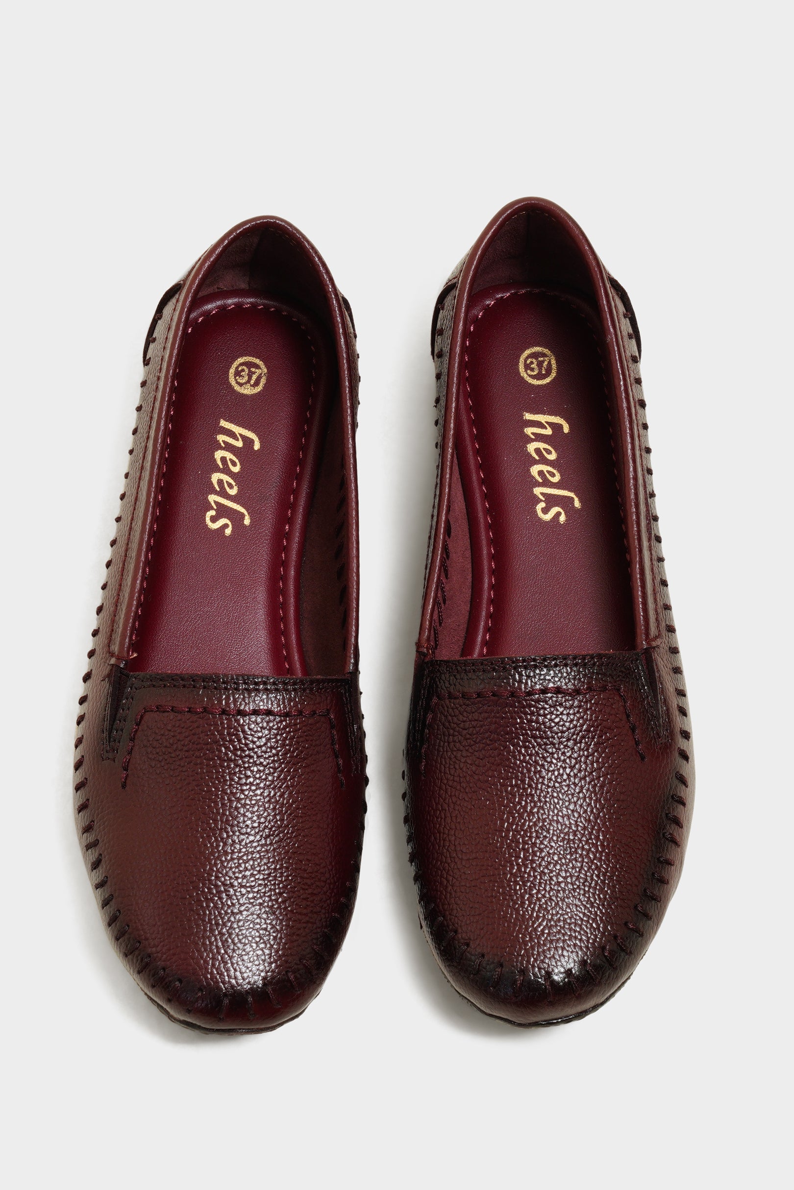 Ethan maroon loafers - The Heels India
