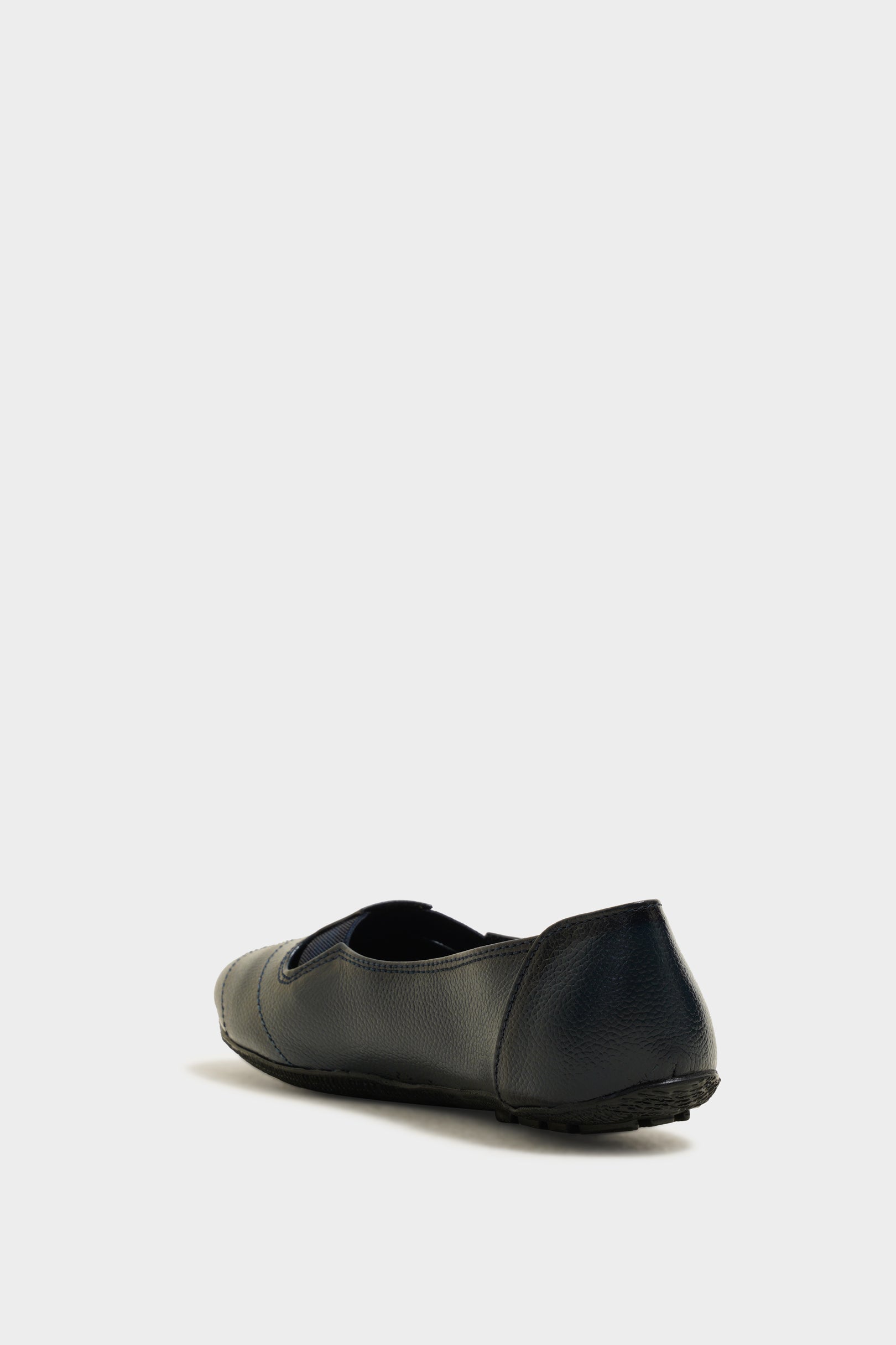 Olvier Blue Leather Ballerinas - The Heels India