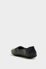 Olvier Blue Leather Ballerinas - The Heels India
