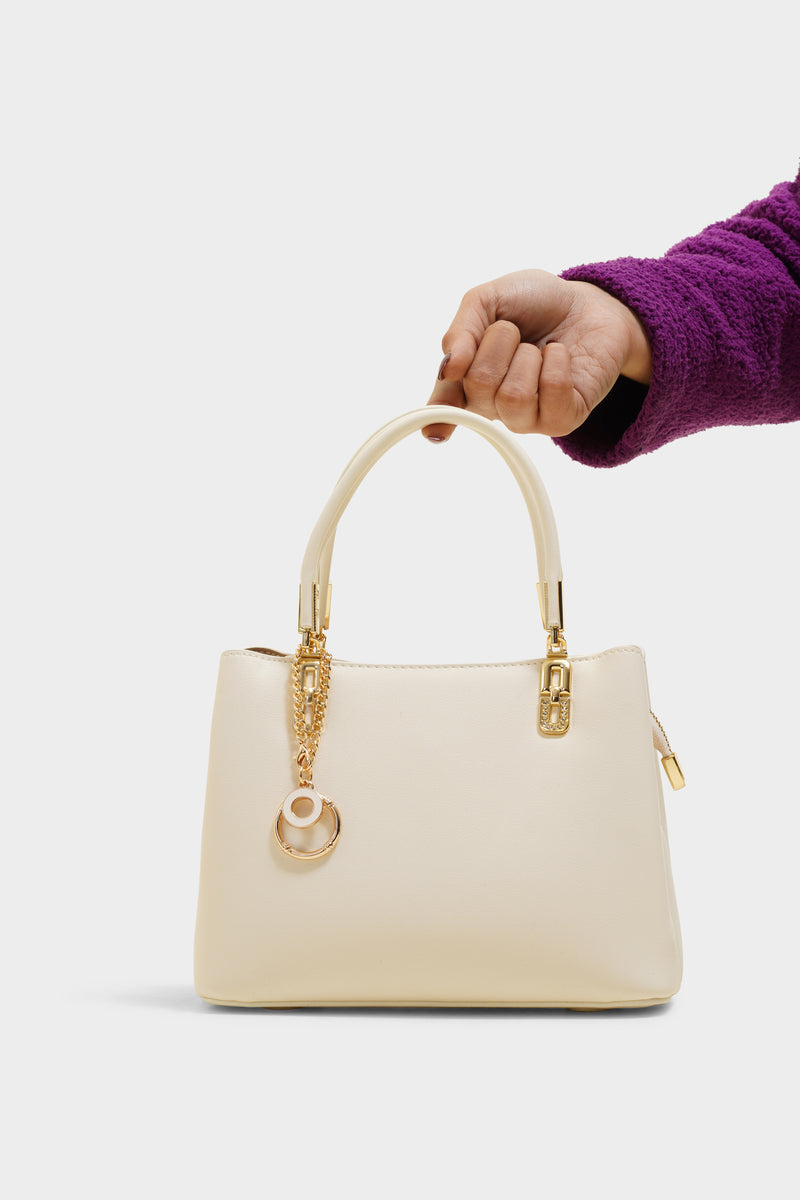Ruby white purse - The Heels India