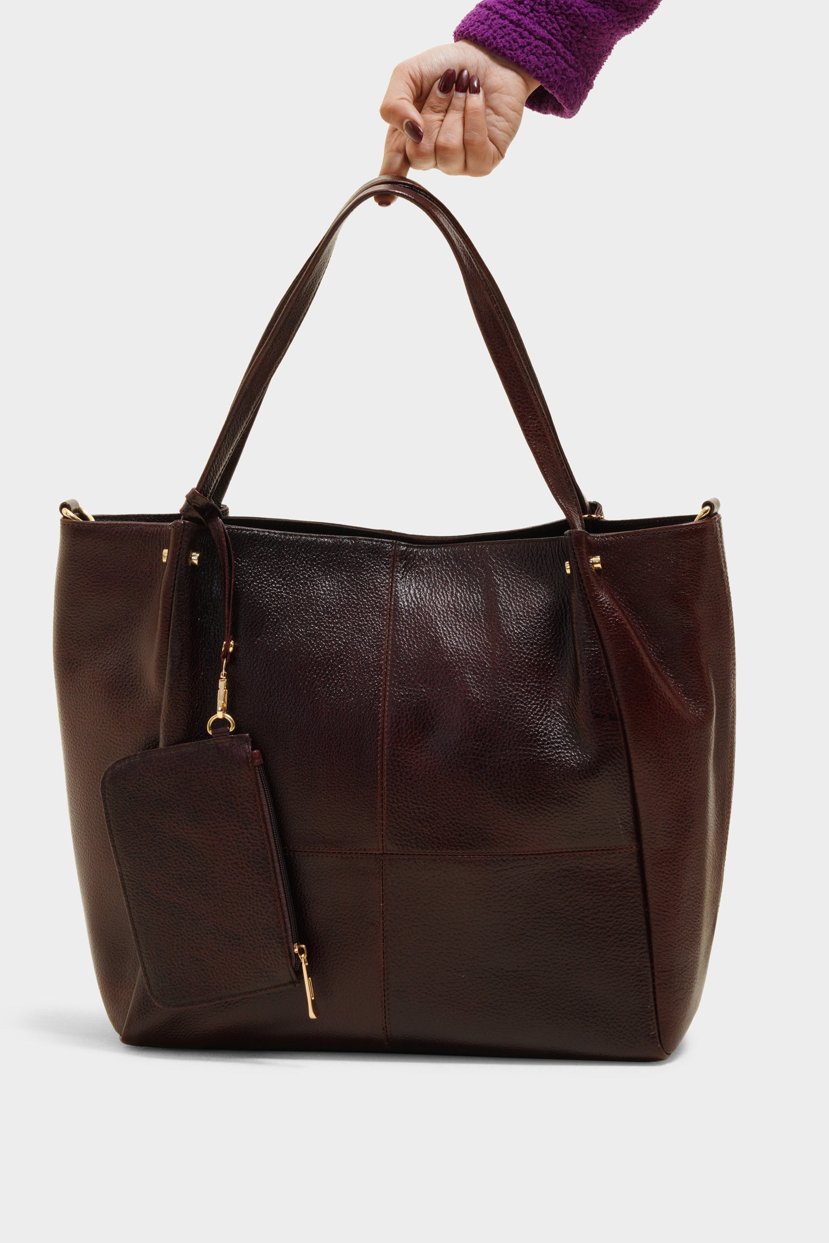 Sadie leather tote bag - The Heels India