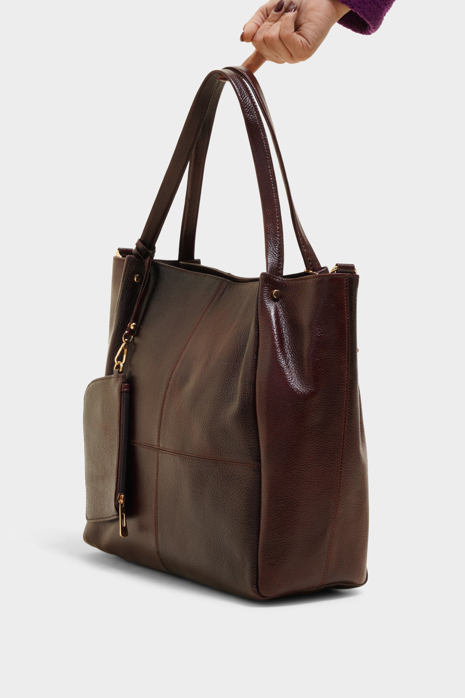 Sadie leather tote bag - The Heels India