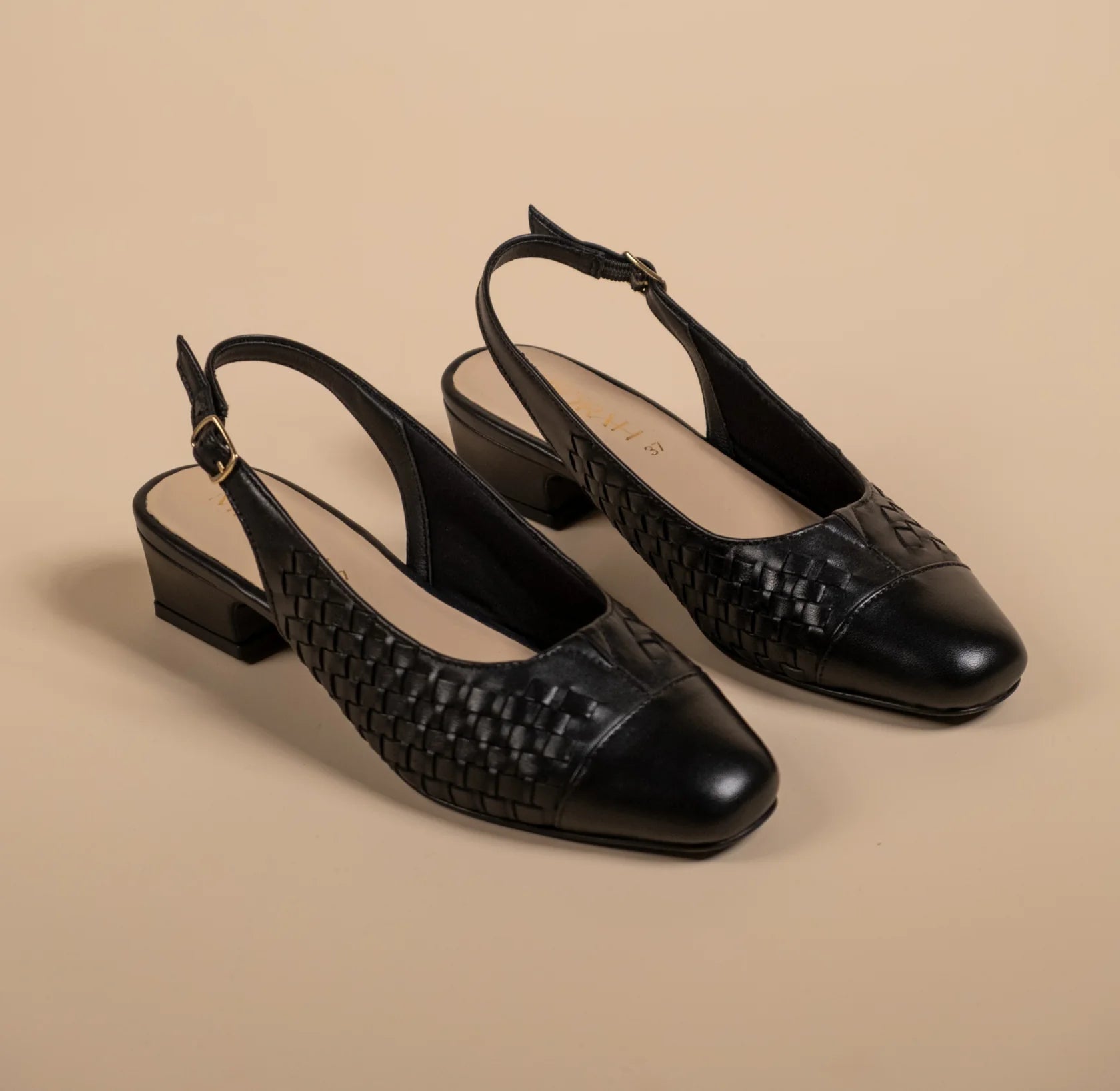 DARCY Premium Leather Sling Back Ballerinas - The Heels India