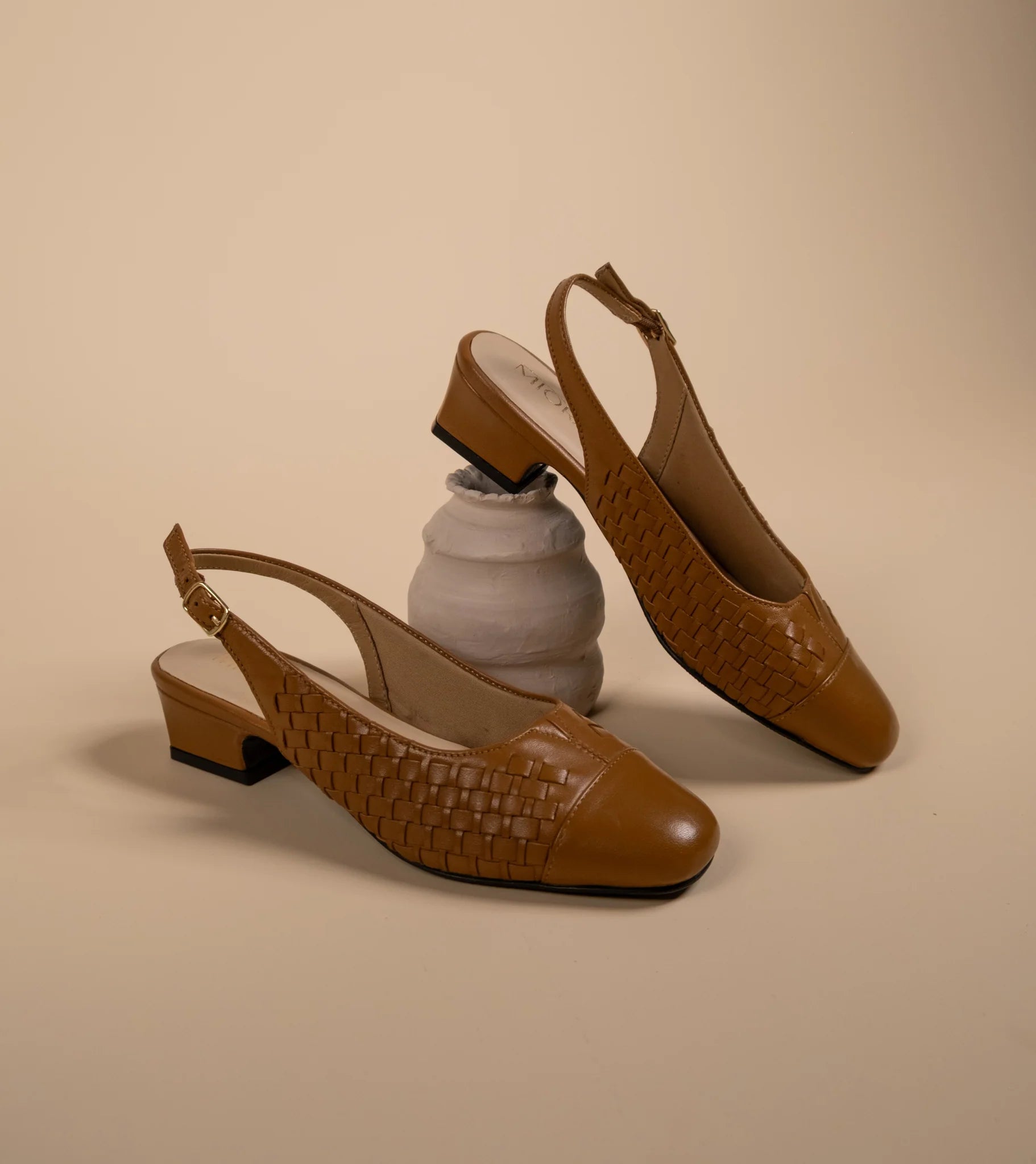 DARCY Premium Leather Sling Back Ballerinas - The Heels India