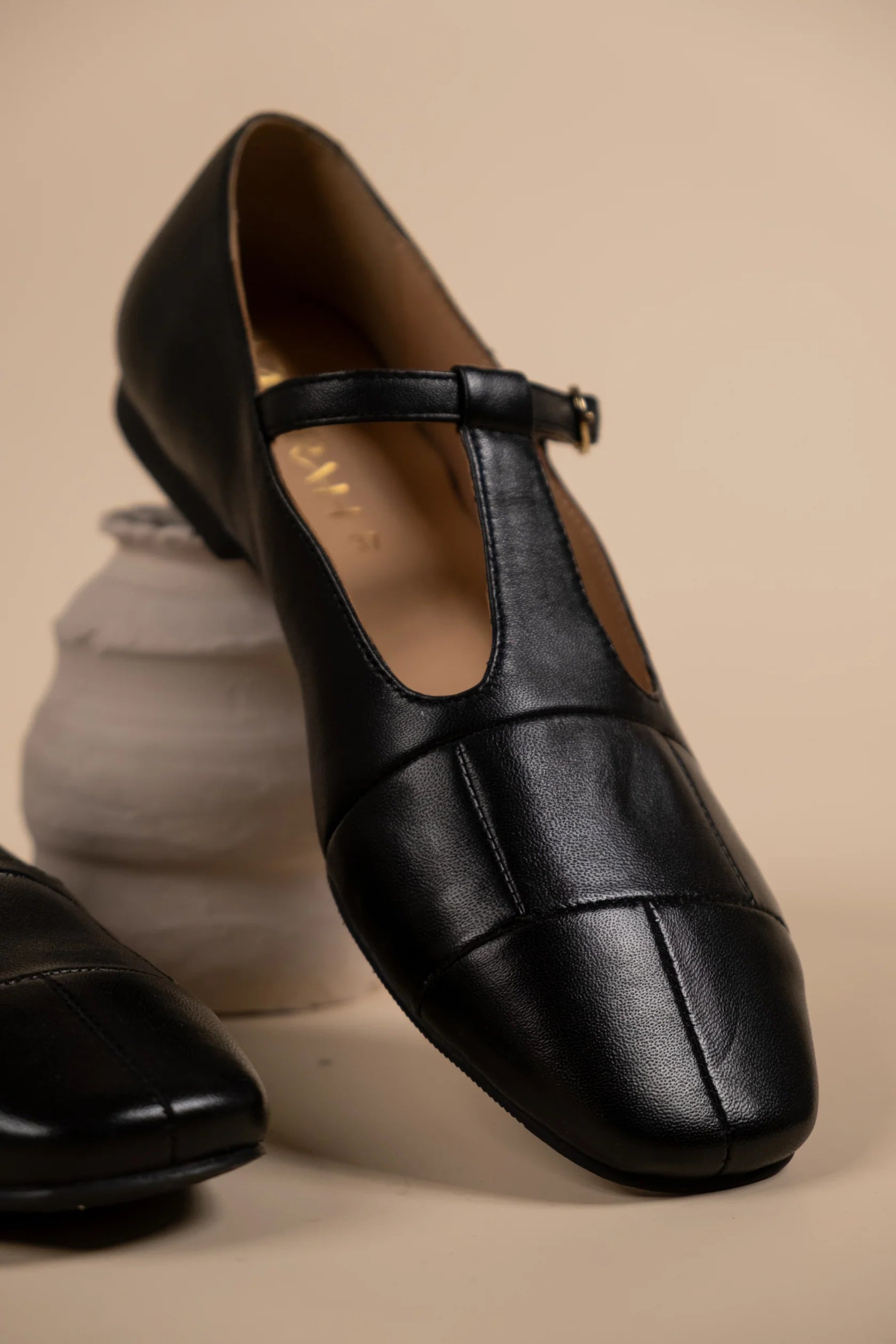 ZENITH Premium Leather Mary Jane Ballerinas