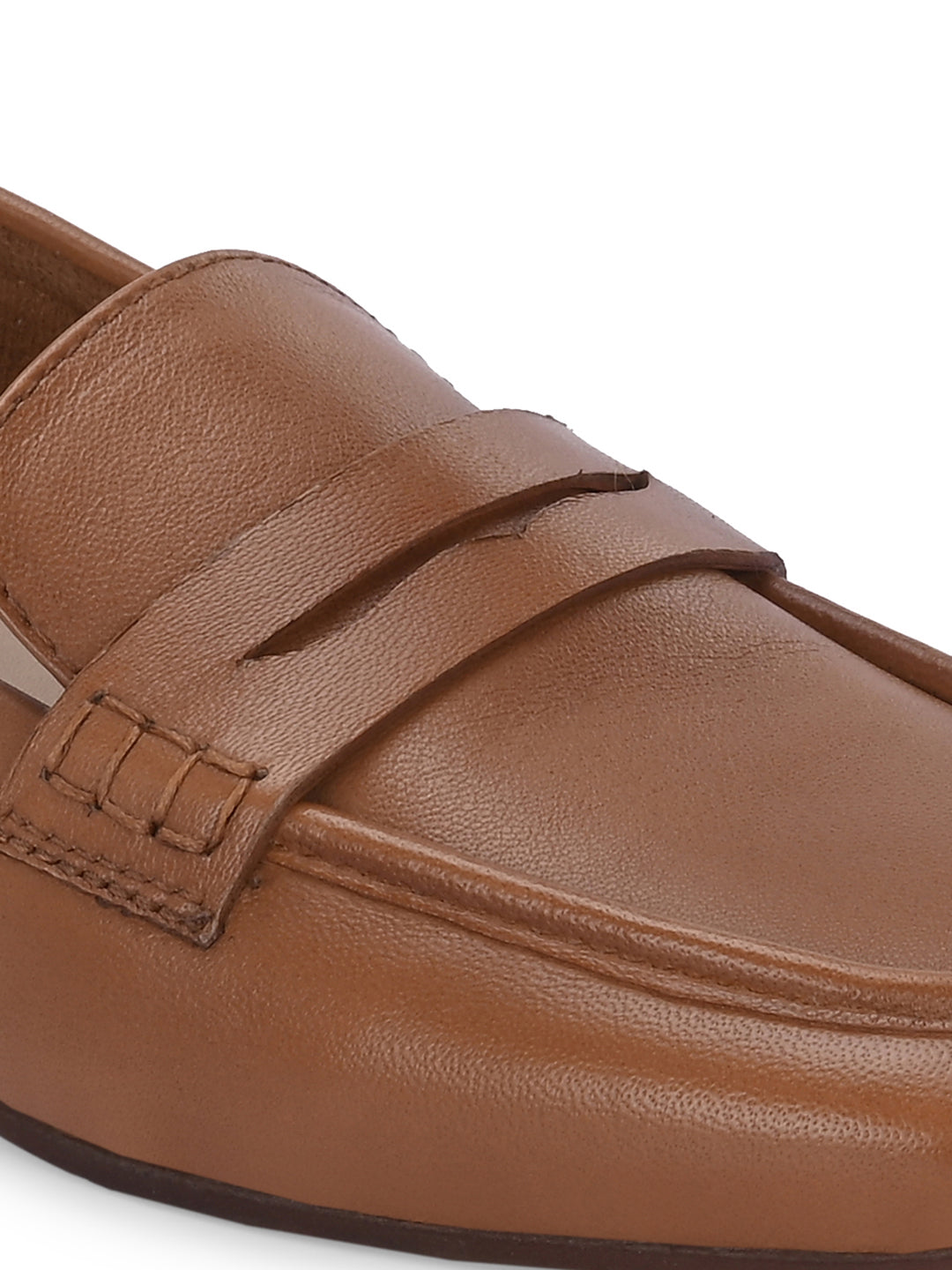 SERENE Premium Leather Mid Heel Square Toe Loafers